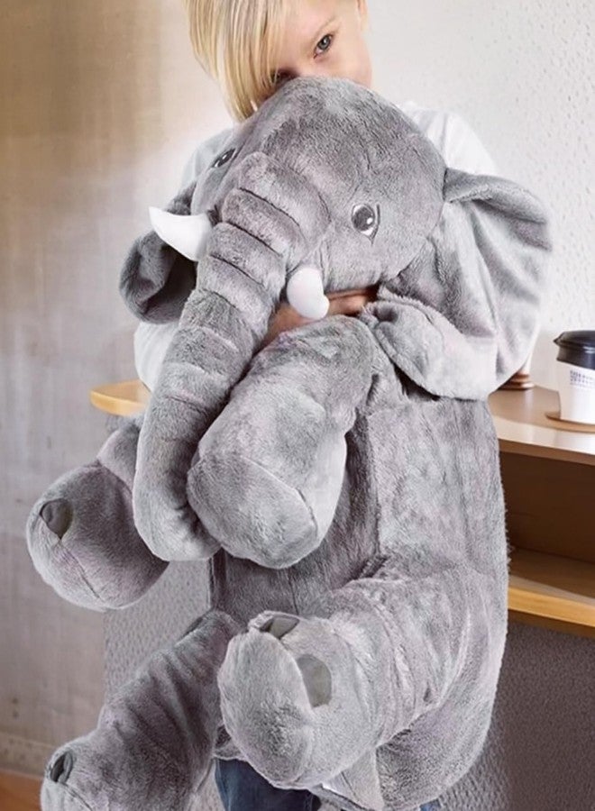 Ryttir 24 Inch Fuzzy Large Elephant Stuffed Animal, Soft Stuffed Elephants Plush Toy Cuddly Bedroom, Funny Christmas Elephant Gifts for Women Girls Boys - Image 3